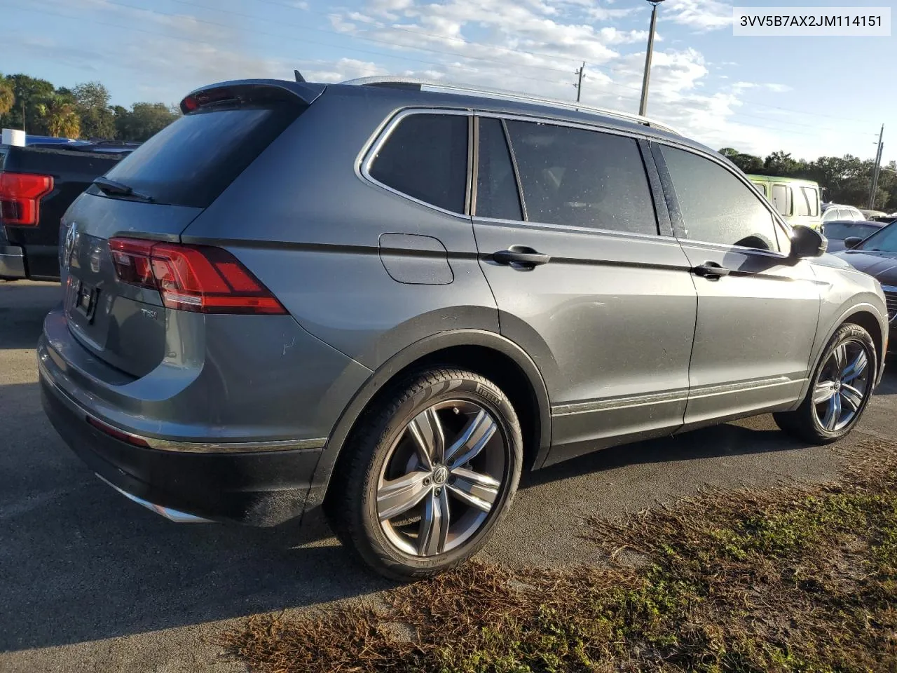 2018 Volkswagen Tiguan Sel Premium VIN: 3VV5B7AX2JM114151 Lot: 73769554