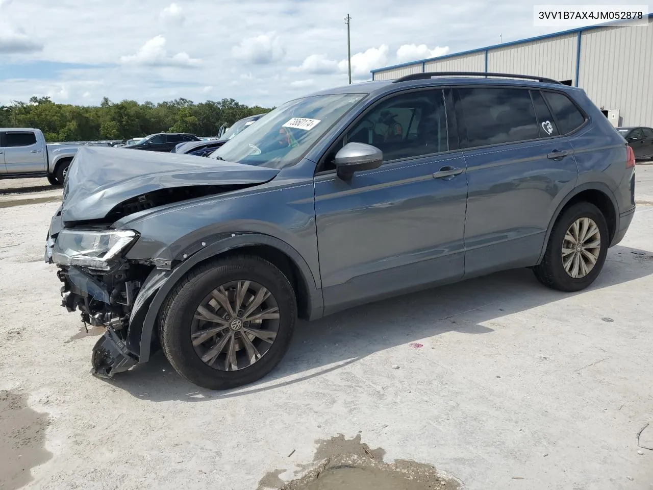 2018 Volkswagen Tiguan S VIN: 3VV1B7AX4JM052878 Lot: 73860174