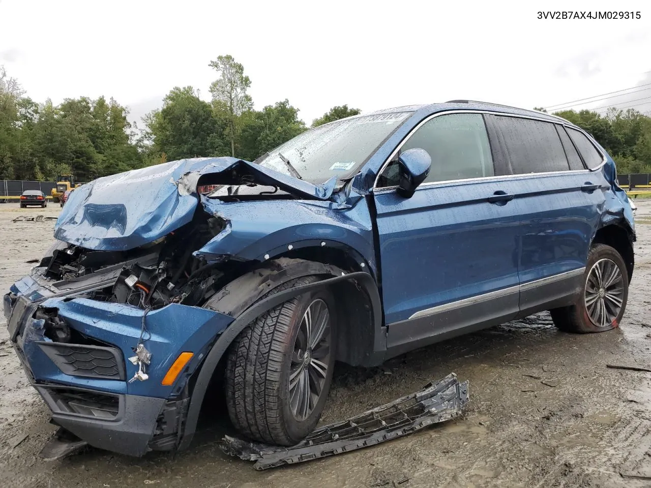 2018 Volkswagen Tiguan Se VIN: 3VV2B7AX4JM029315 Lot: 73879124