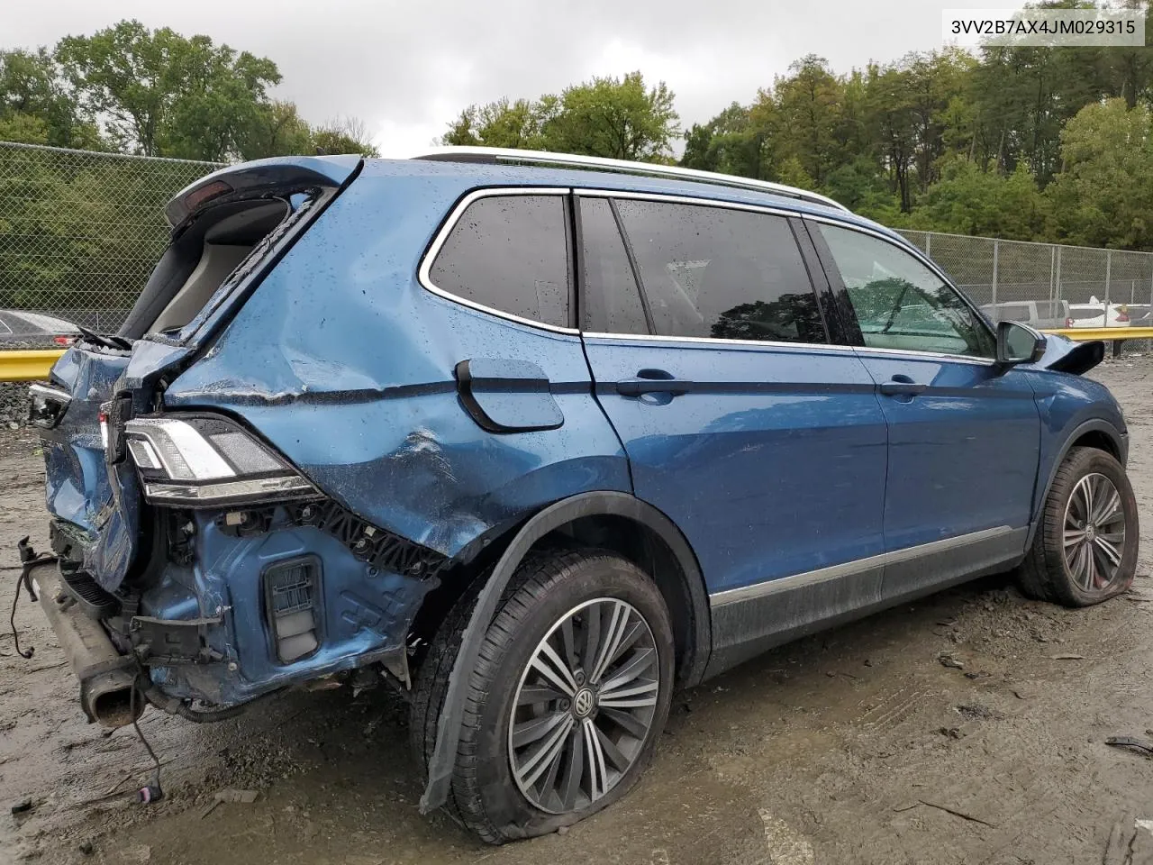 2018 Volkswagen Tiguan Se VIN: 3VV2B7AX4JM029315 Lot: 73879124