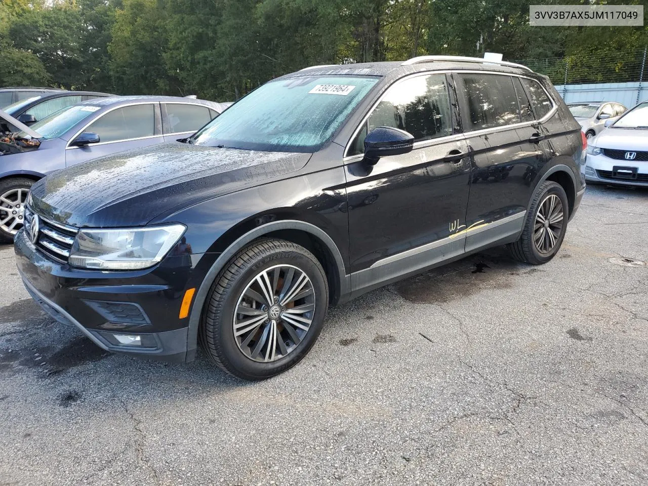 2018 Volkswagen Tiguan Se VIN: 3VV3B7AX5JM117049 Lot: 73921964