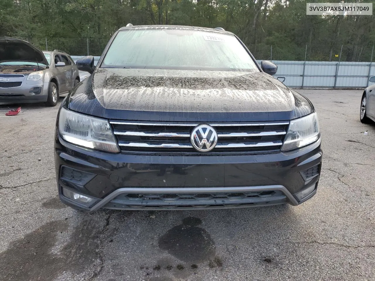 2018 Volkswagen Tiguan Se VIN: 3VV3B7AX5JM117049 Lot: 73921964