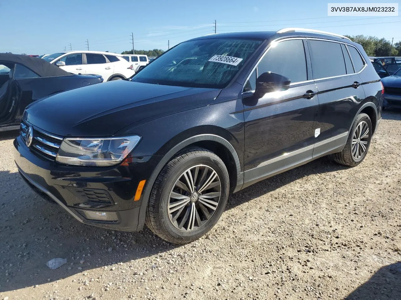 2018 Volkswagen Tiguan Se VIN: 3VV3B7AX8JM023232 Lot: 73928664