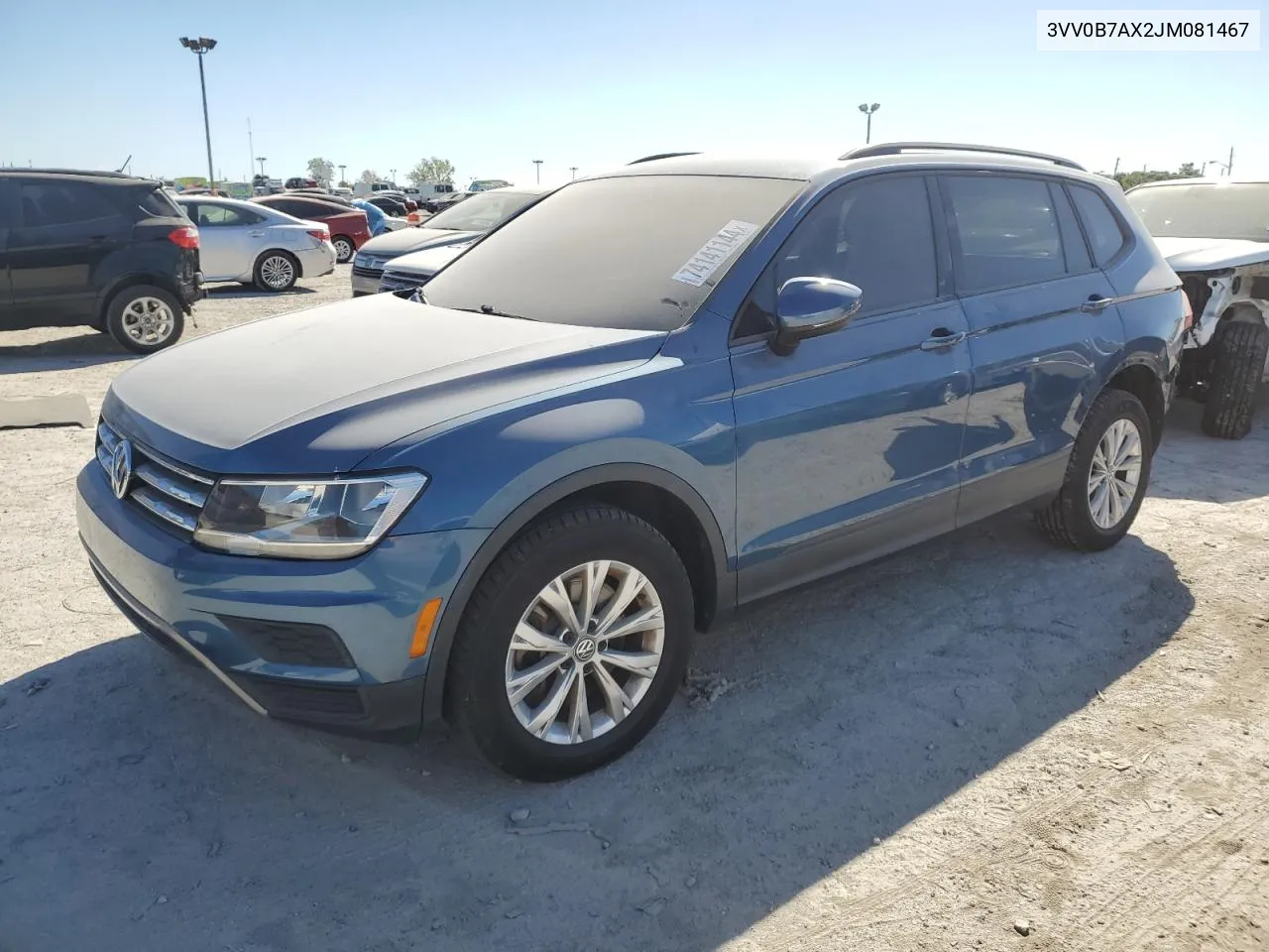 3VV0B7AX2JM081467 2018 Volkswagen Tiguan S