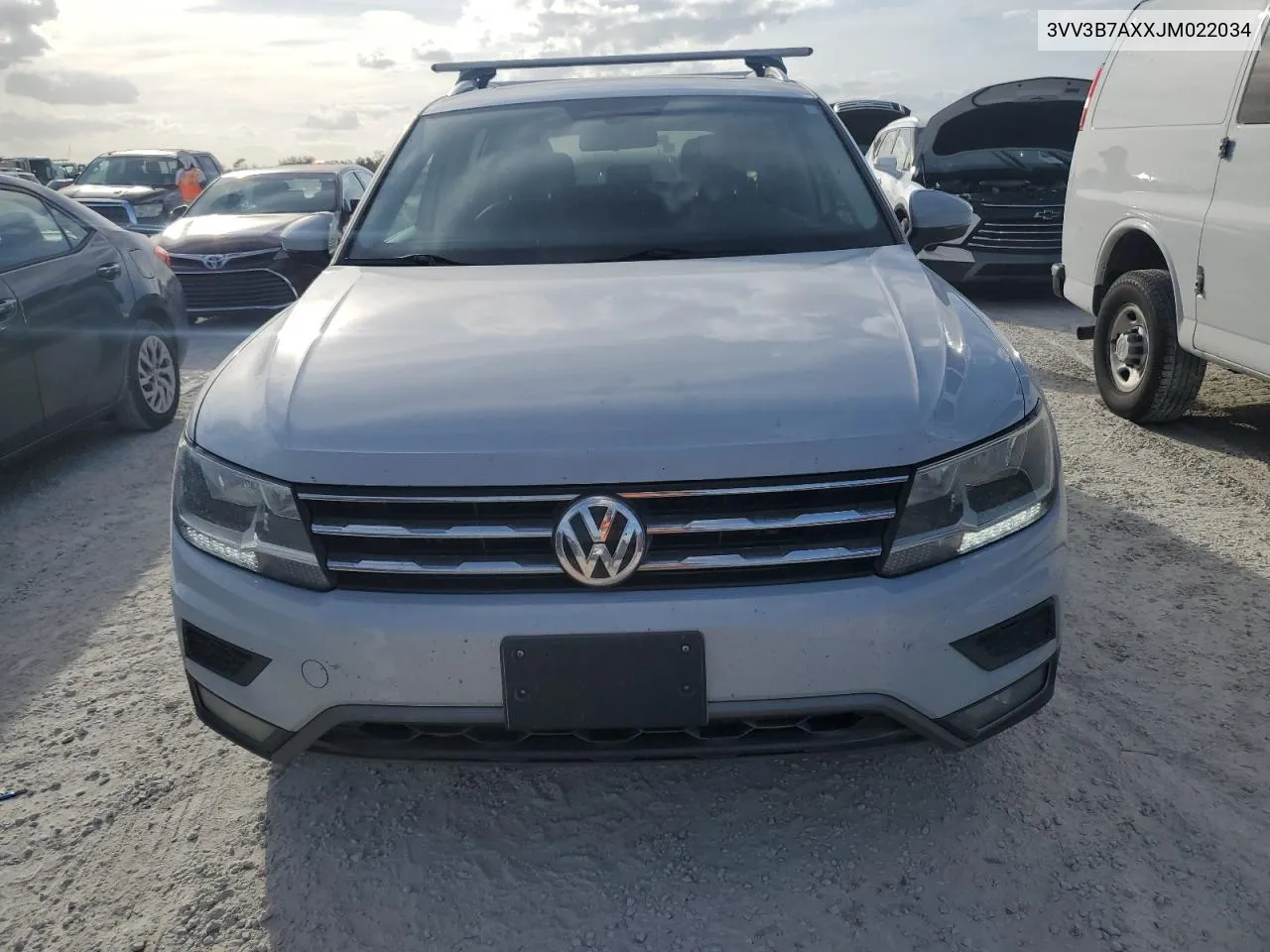 2018 Volkswagen Tiguan Se VIN: 3VV3B7AXXJM022034 Lot: 74334804