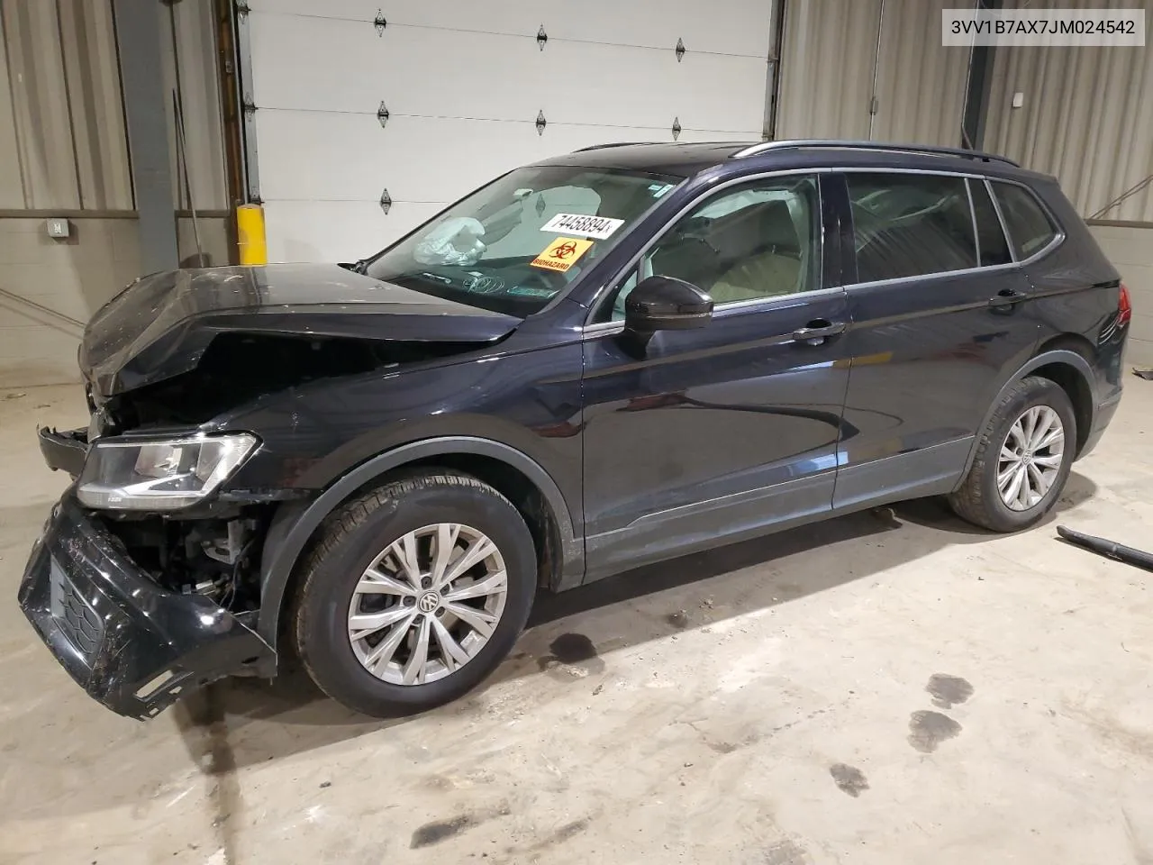 3VV1B7AX7JM024542 2018 Volkswagen Tiguan S