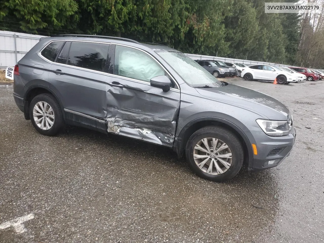 2018 Volkswagen Tiguan Se VIN: 3VV2B7AX9JM022179 Lot: 74471094