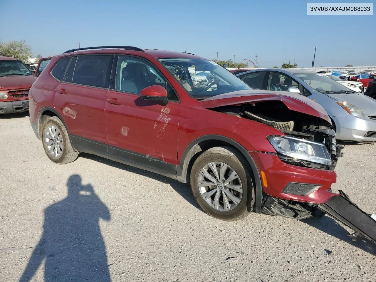 2018 Volkswagen Tiguan S VIN: 3VV0B7AX4JM088033 Lot: 74502924