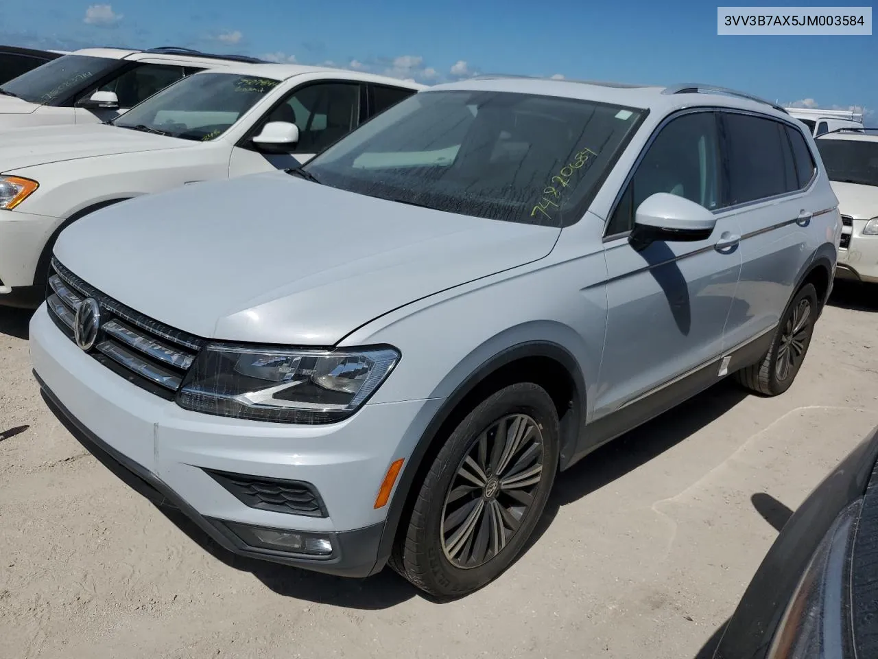 2018 Volkswagen Tiguan Se VIN: 3VV3B7AX5JM003584 Lot: 74820684