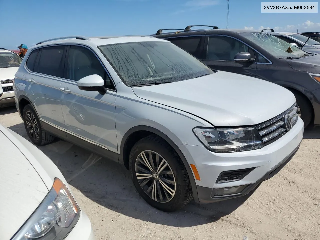 2018 Volkswagen Tiguan Se VIN: 3VV3B7AX5JM003584 Lot: 74820684