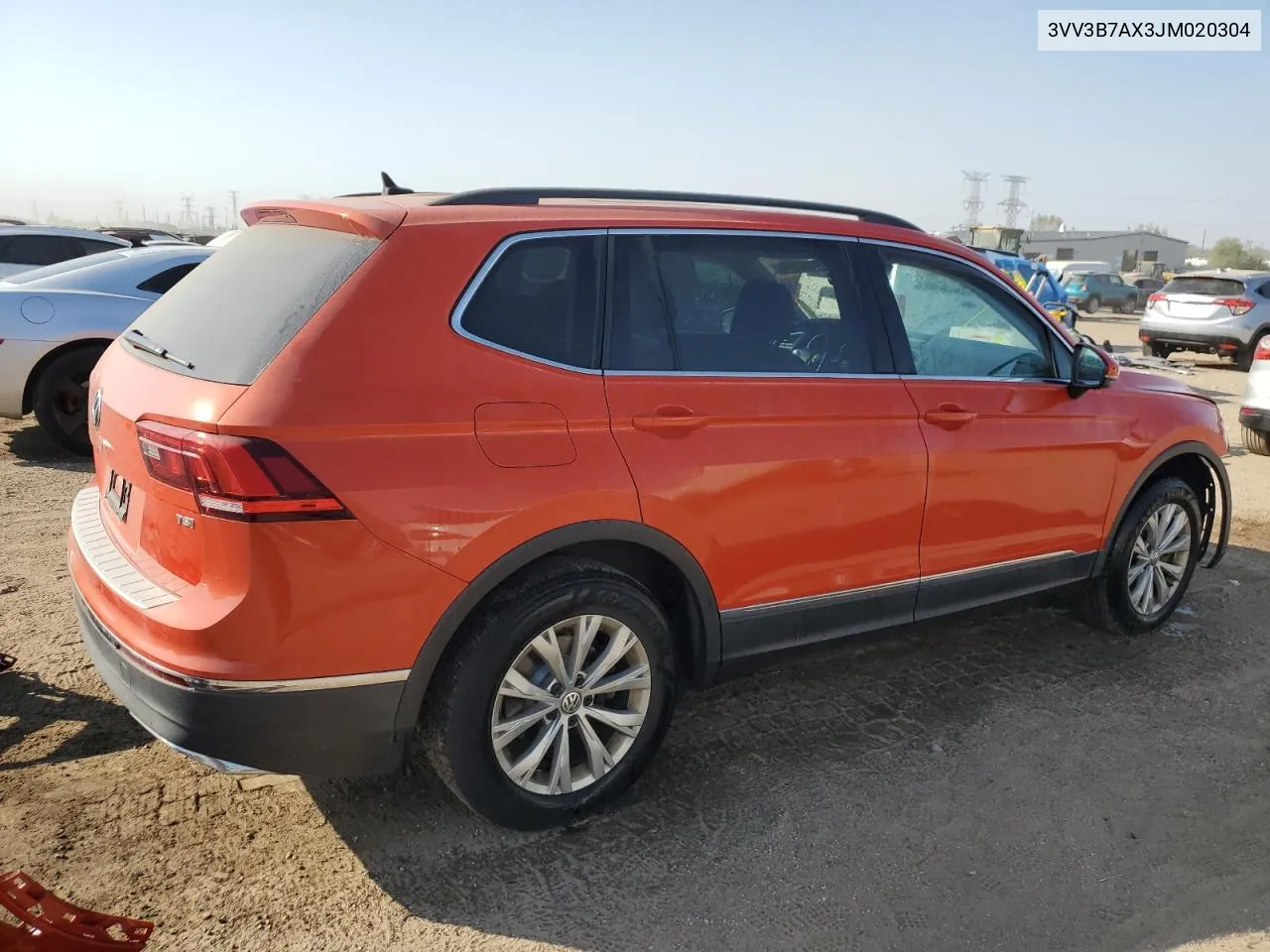 2018 Volkswagen Tiguan Se VIN: 3VV3B7AX3JM020304 Lot: 74897174