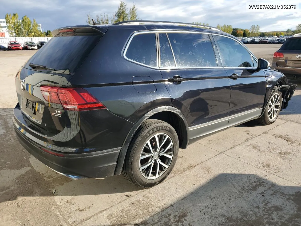 2018 Volkswagen Tiguan Se VIN: 3VV2B7AX2JM052379 Lot: 74912844