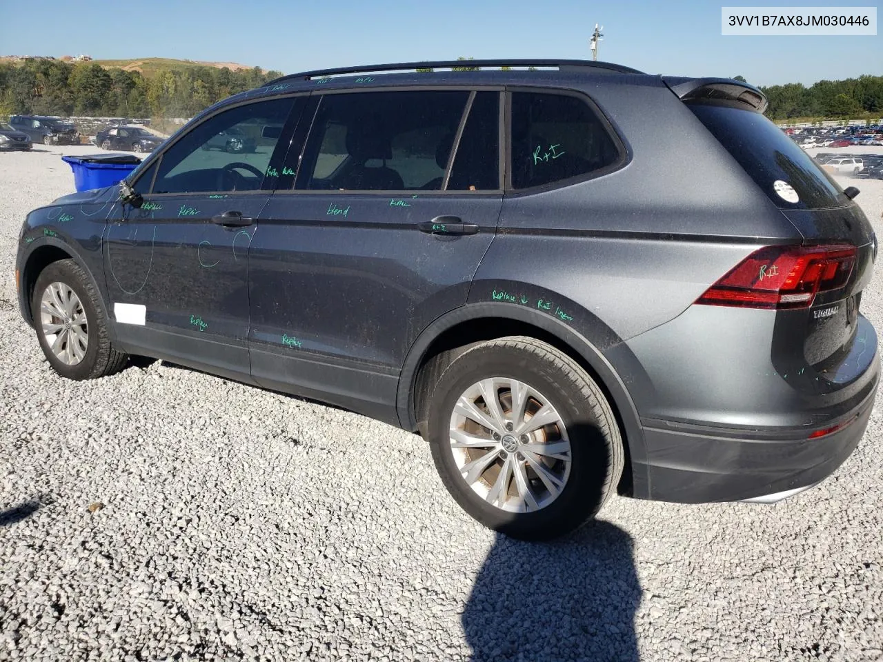 2018 Volkswagen Tiguan S VIN: 3VV1B7AX8JM030446 Lot: 74963124