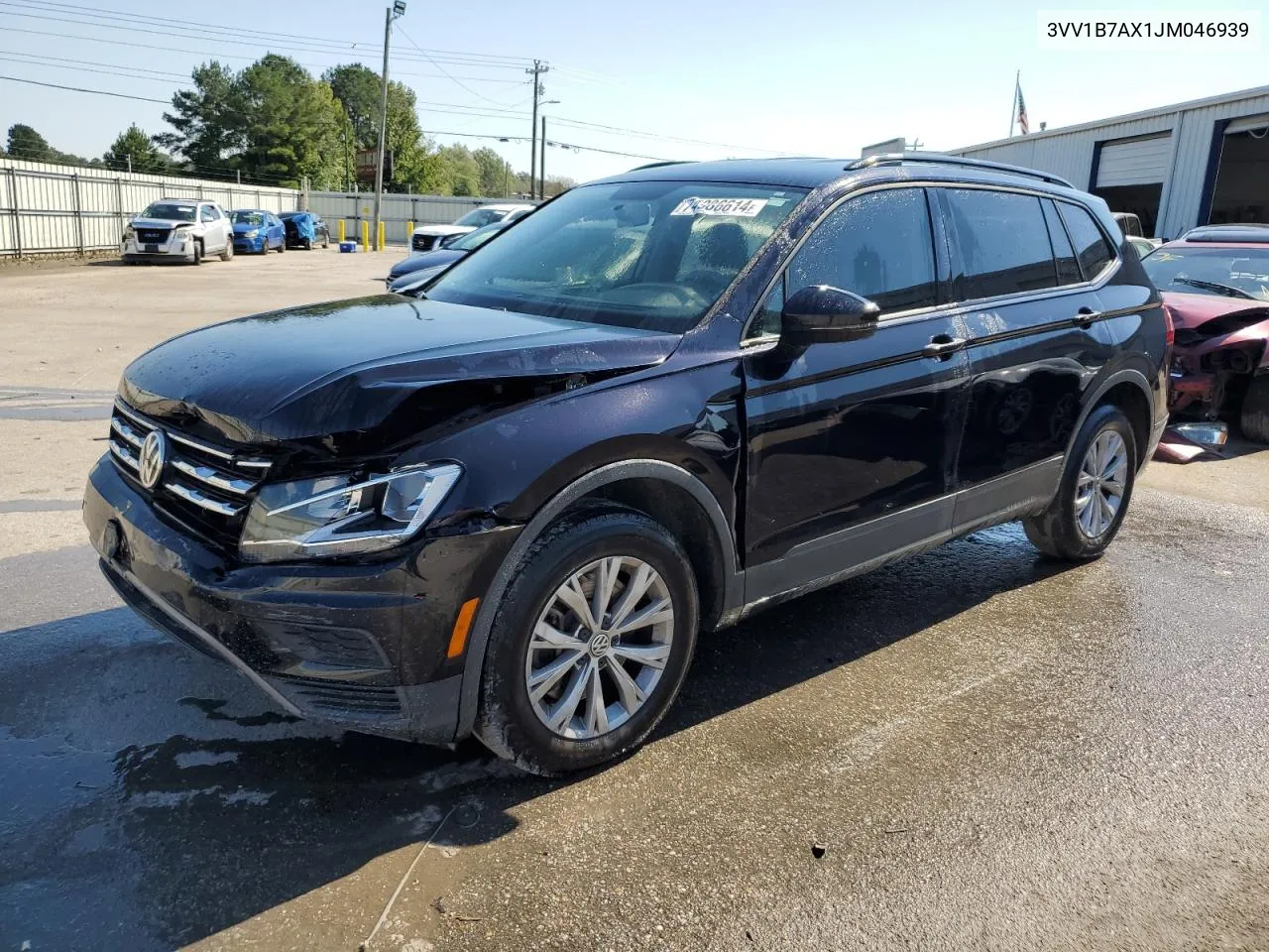 2018 Volkswagen Tiguan S VIN: 3VV1B7AX1JM046939 Lot: 74986614