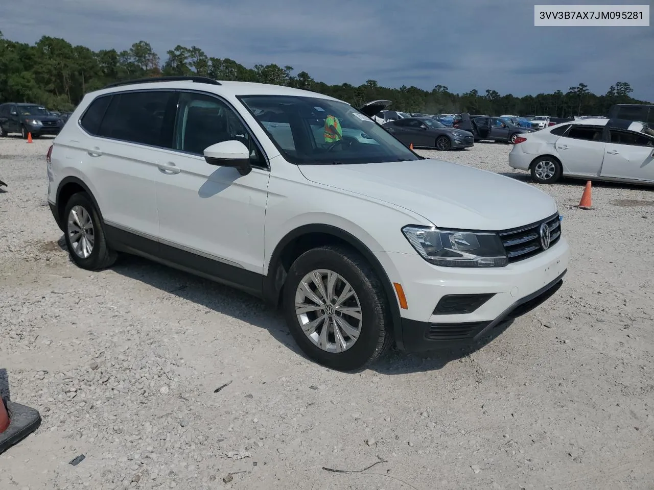 2018 Volkswagen Tiguan Se VIN: 3VV3B7AX7JM095281 Lot: 75102204