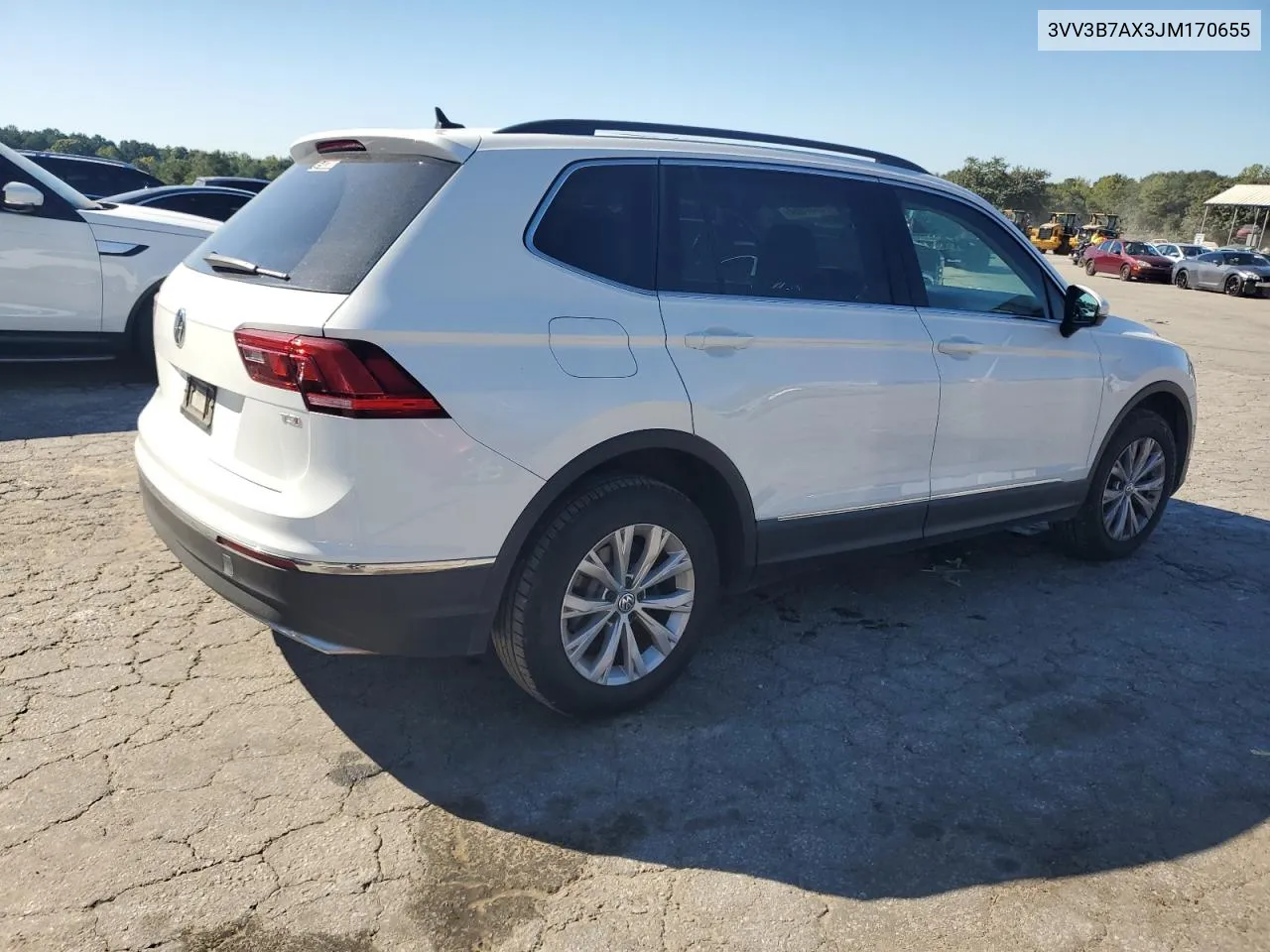 2018 Volkswagen Tiguan Se VIN: 3VV3B7AX3JM170655 Lot: 75107954