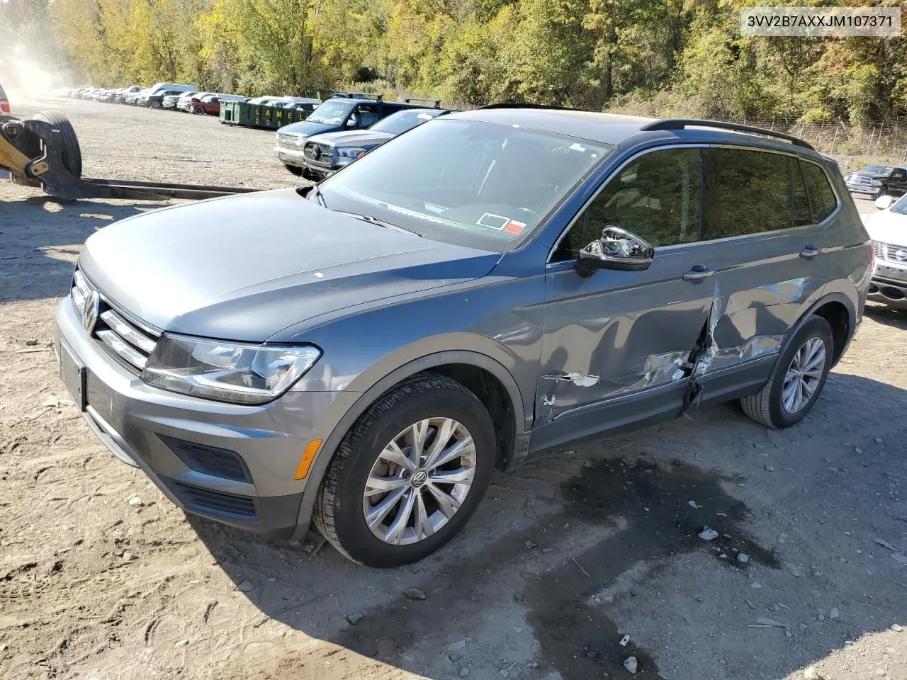 2018 Volkswagen Tiguan Se VIN: 3VV2B7AXXJM107371 Lot: 75485174