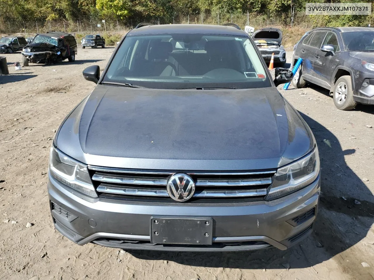 2018 Volkswagen Tiguan Se VIN: 3VV2B7AXXJM107371 Lot: 75485174