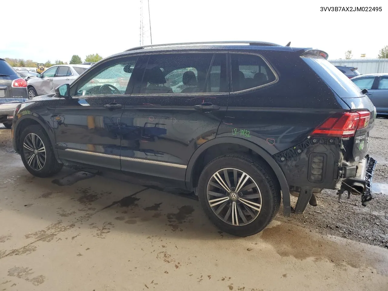 2018 Volkswagen Tiguan Se VIN: 3VV3B7AX2JM022495 Lot: 75627954