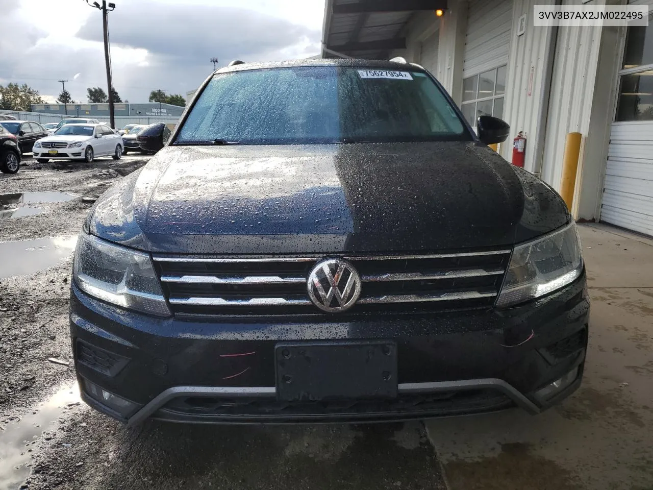 2018 Volkswagen Tiguan Se VIN: 3VV3B7AX2JM022495 Lot: 75627954