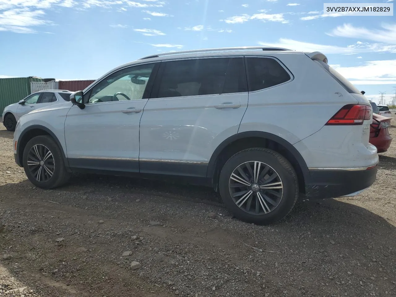 2018 Volkswagen Tiguan Se VIN: 3VV2B7AXXJM182829 Lot: 75798834