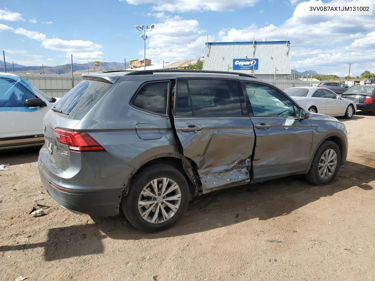 2018 Volkswagen Tiguan S VIN: 3VV0B7AX1JM131002 Lot: 75952314