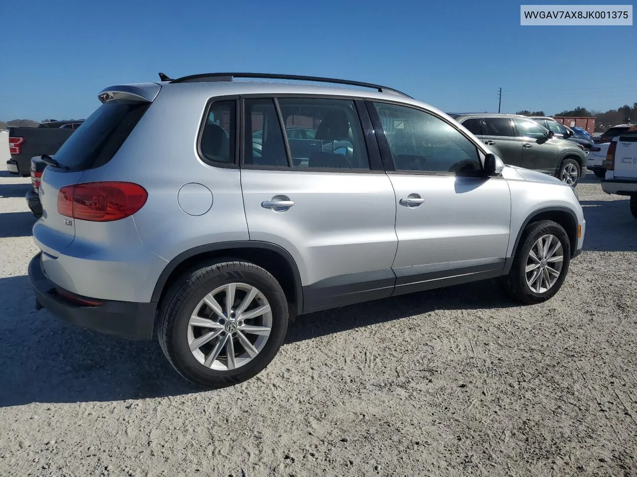 2018 Volkswagen Tiguan Limited VIN: WVGAV7AX8JK001375 Lot: 76173354