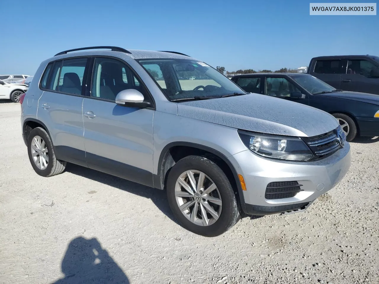 2018 Volkswagen Tiguan Limited VIN: WVGAV7AX8JK001375 Lot: 76173354