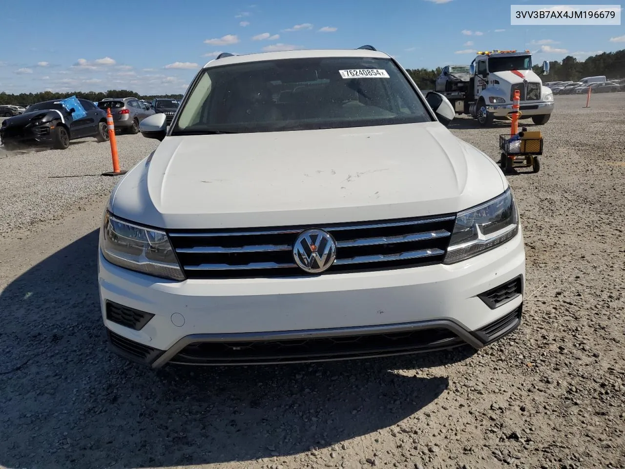 2018 Volkswagen Tiguan Se VIN: 3VV3B7AX4JM196679 Lot: 76240854