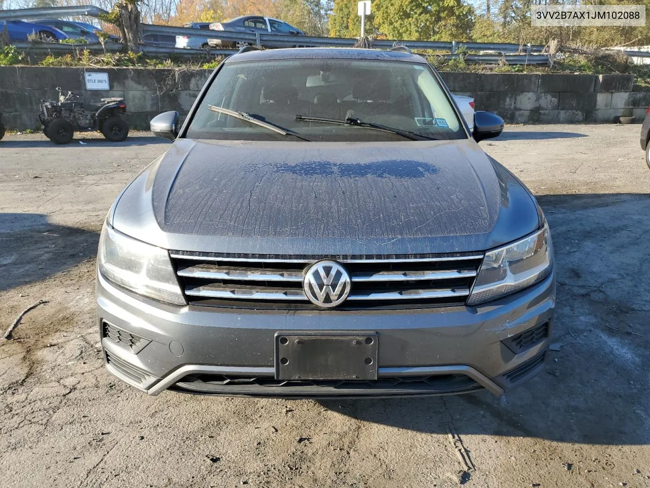 2018 Volkswagen Tiguan Se VIN: 3VV2B7AX1JM102088 Lot: 76446724