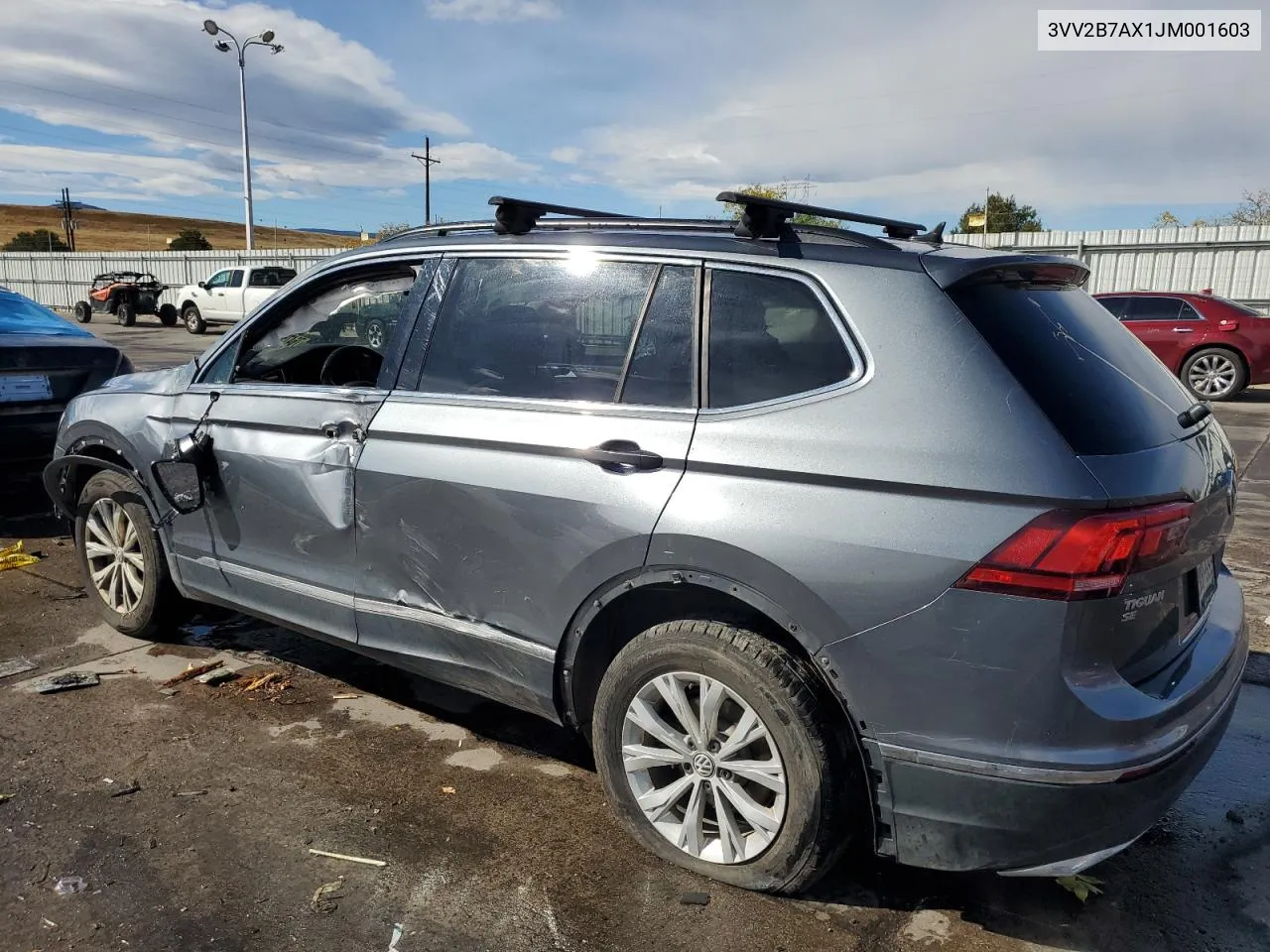 2018 Volkswagen Tiguan Se VIN: 3VV2B7AX1JM001603 Lot: 76475034