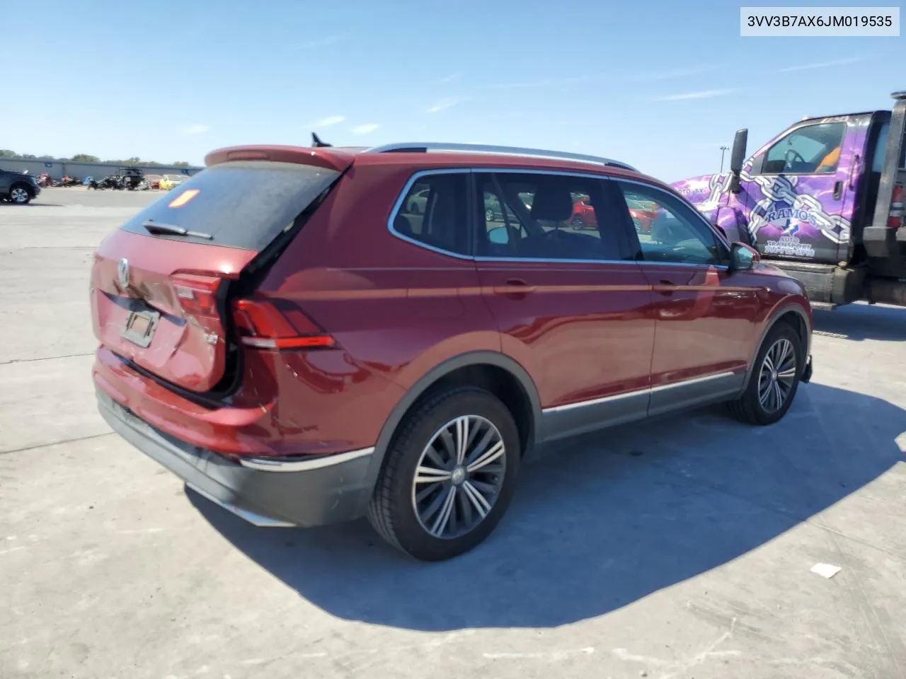 2018 Volkswagen Tiguan Se VIN: 3VV3B7AX6JM019535 Lot: 76586454