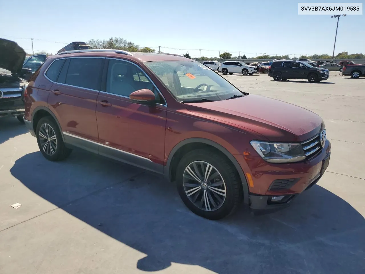 2018 Volkswagen Tiguan Se VIN: 3VV3B7AX6JM019535 Lot: 76586454