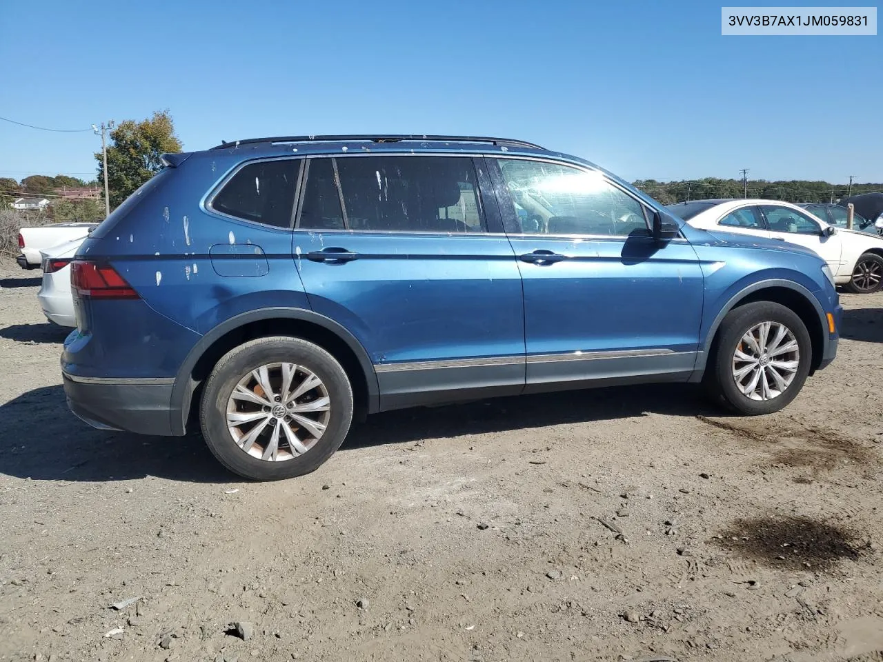 2018 Volkswagen Tiguan Se VIN: 3VV3B7AX1JM059831 Lot: 76703754