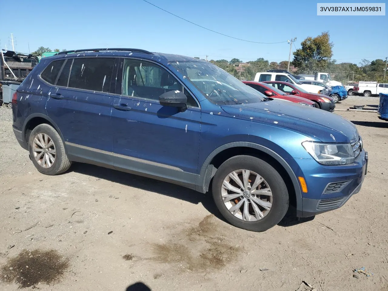 2018 Volkswagen Tiguan Se VIN: 3VV3B7AX1JM059831 Lot: 76703754