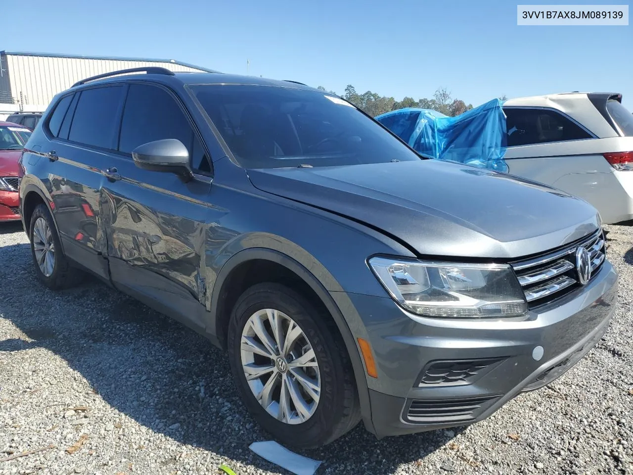 2018 Volkswagen Tiguan S VIN: 3VV1B7AX8JM089139 Lot: 76734564