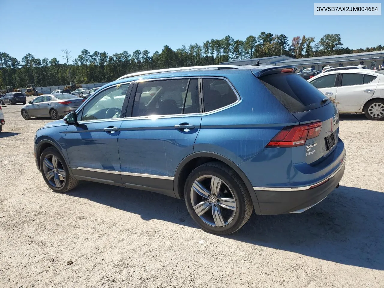 2018 Volkswagen Tiguan Sel Premium VIN: 3VV5B7AX2JM004684 Lot: 76739784