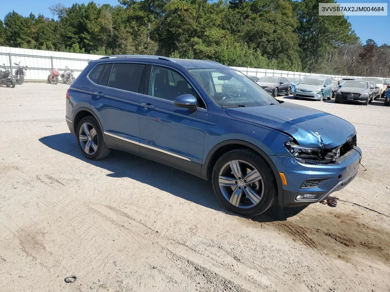 2018 Volkswagen Tiguan Sel Premium VIN: 3VV5B7AX2JM004684 Lot: 76739784