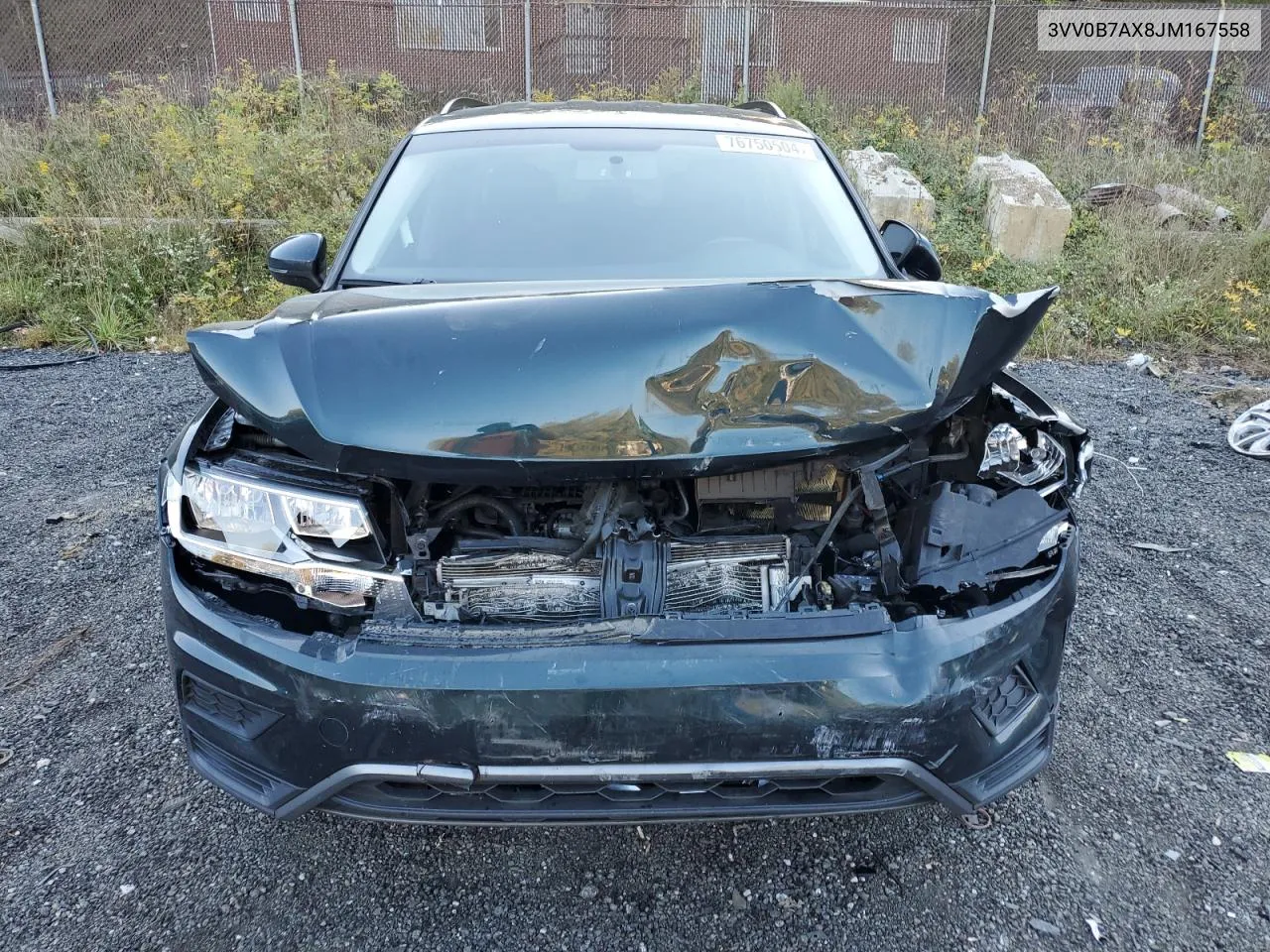 3VV0B7AX8JM167558 2018 Volkswagen Tiguan S