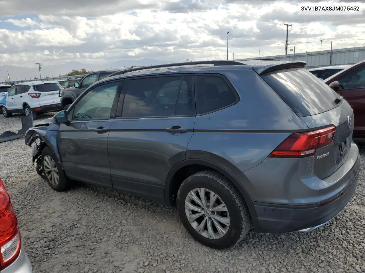 2018 Volkswagen Tiguan S VIN: 3VV1B7AX8JM075452 Lot: 76847894