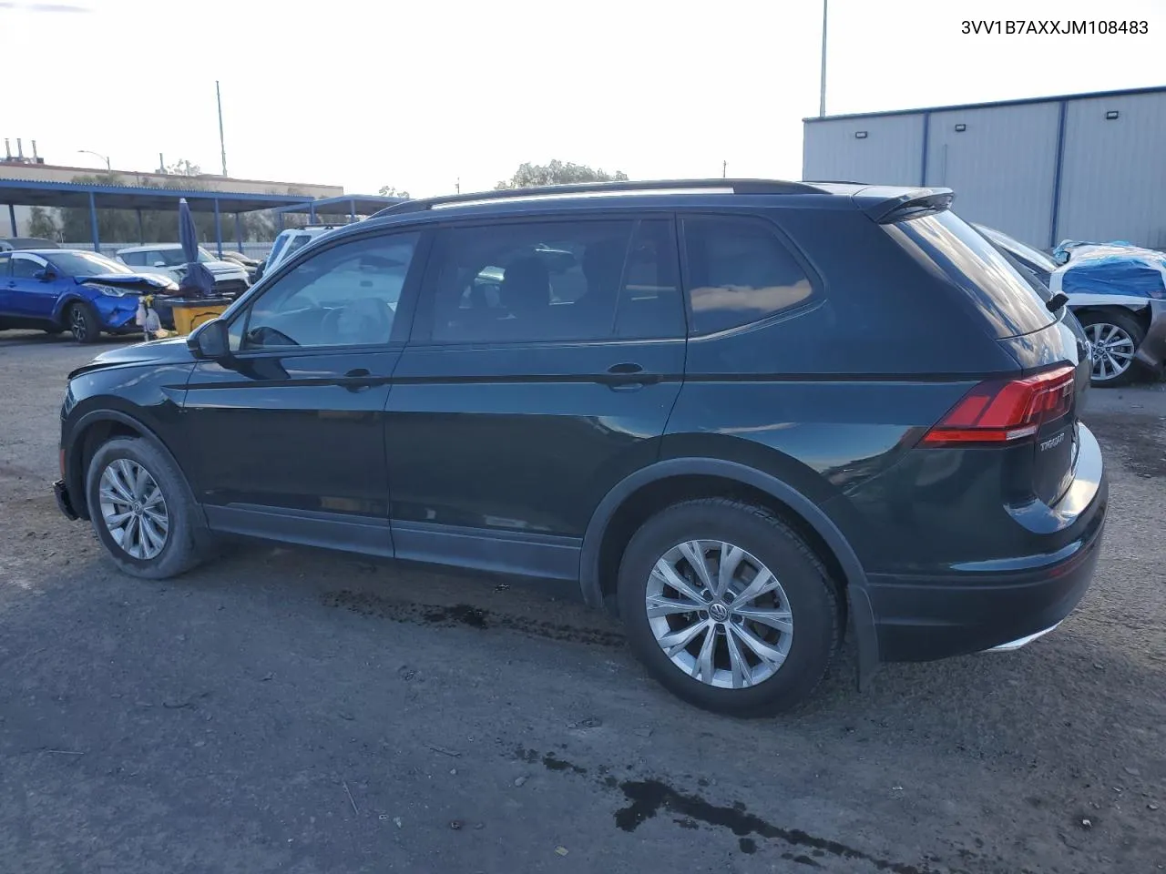 2018 Volkswagen Tiguan S VIN: 3VV1B7AXXJM108483 Lot: 76956014