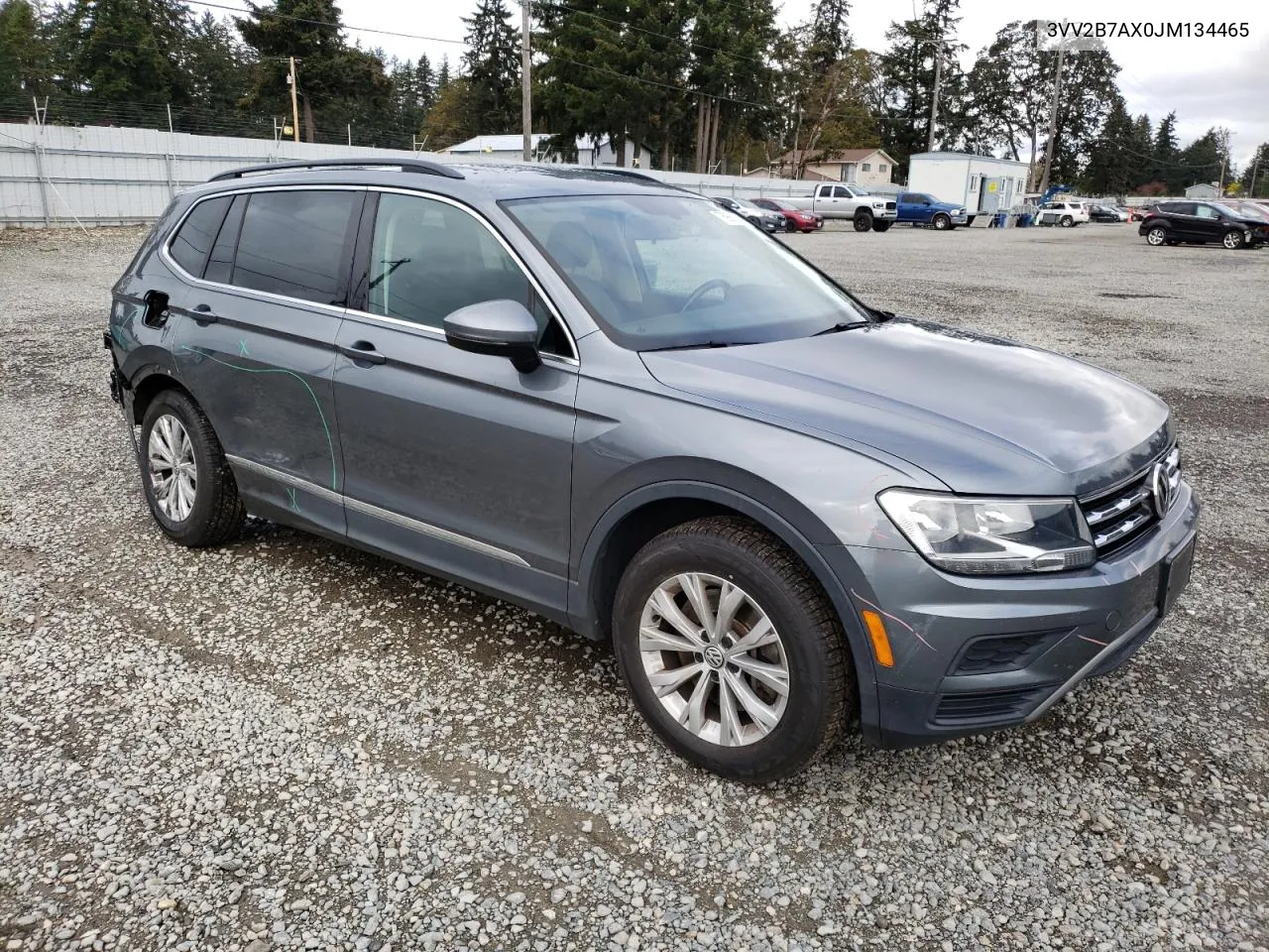 2018 Volkswagen Tiguan Se VIN: 3VV2B7AX0JM134465 Lot: 76994844