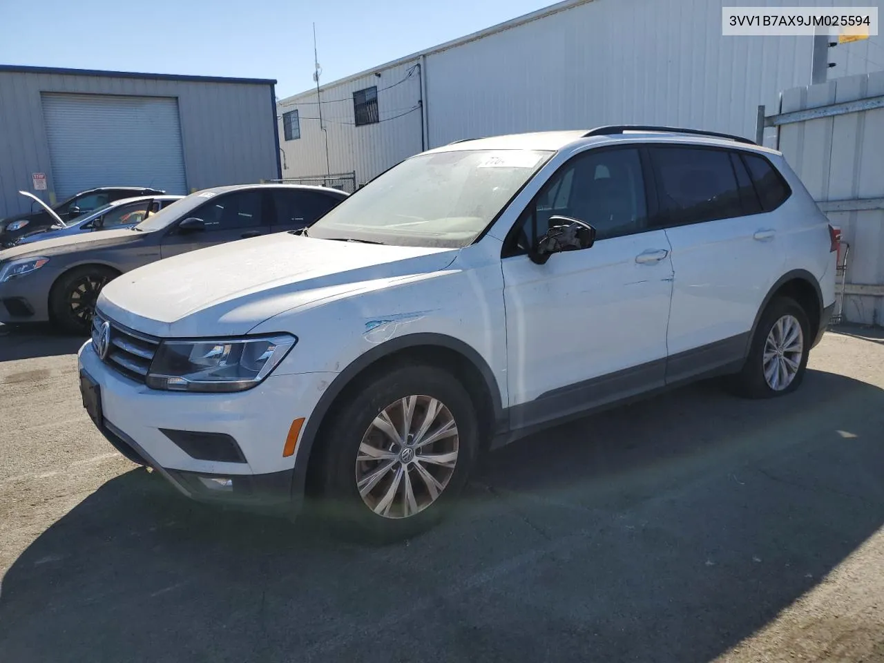 2018 Volkswagen Tiguan S VIN: 3VV1B7AX9JM025594 Lot: 77041644