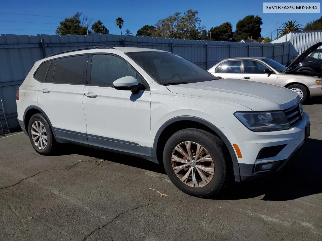 2018 Volkswagen Tiguan S VIN: 3VV1B7AX9JM025594 Lot: 77041644