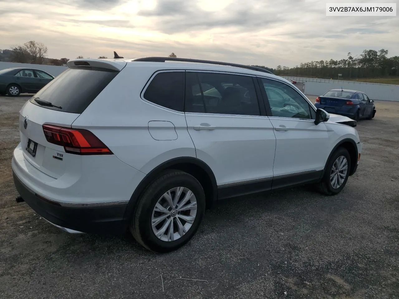 2018 Volkswagen Tiguan Se VIN: 3VV2B7AX6JM179006 Lot: 77134784