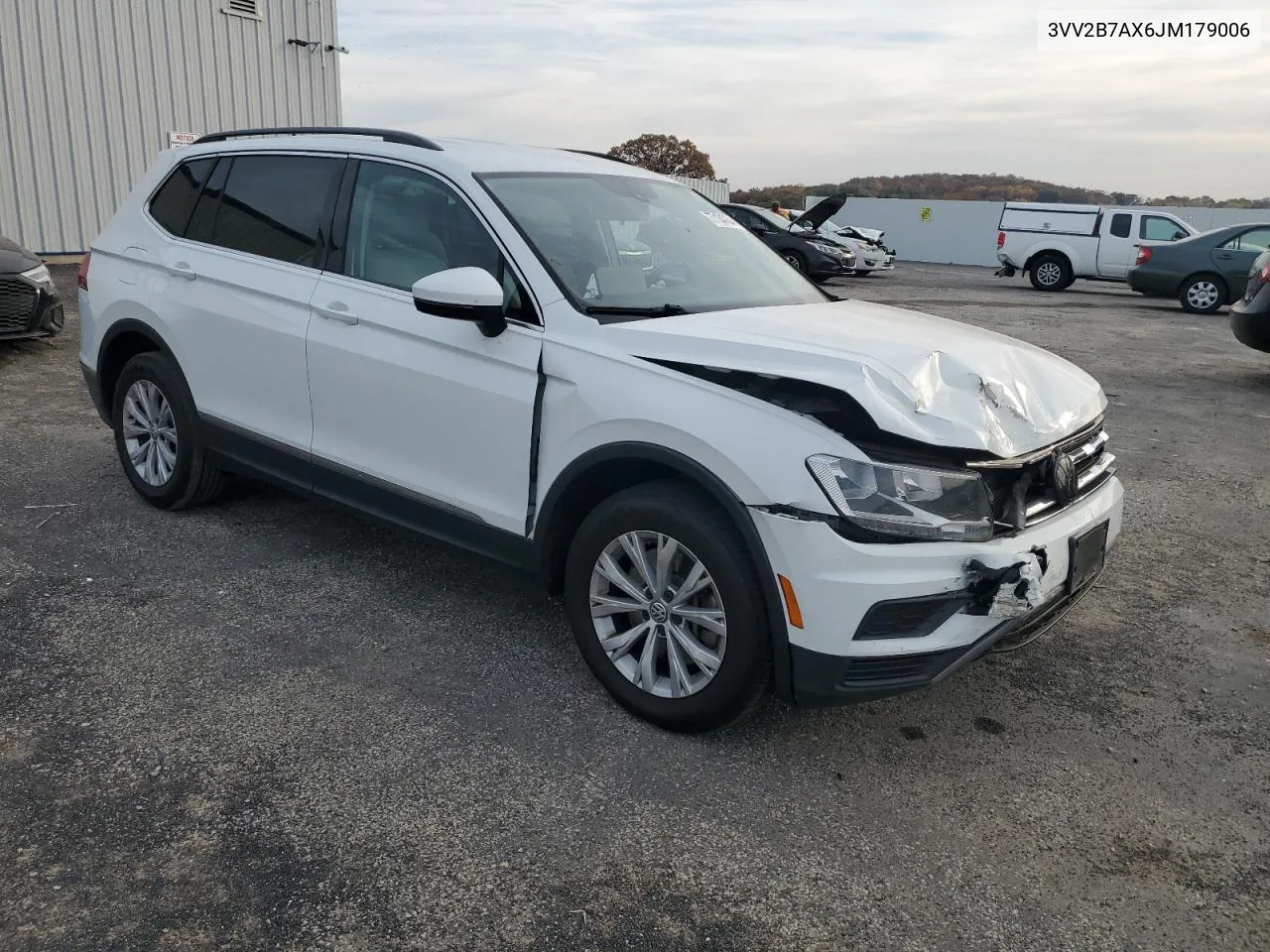 2018 Volkswagen Tiguan Se VIN: 3VV2B7AX6JM179006 Lot: 77134784