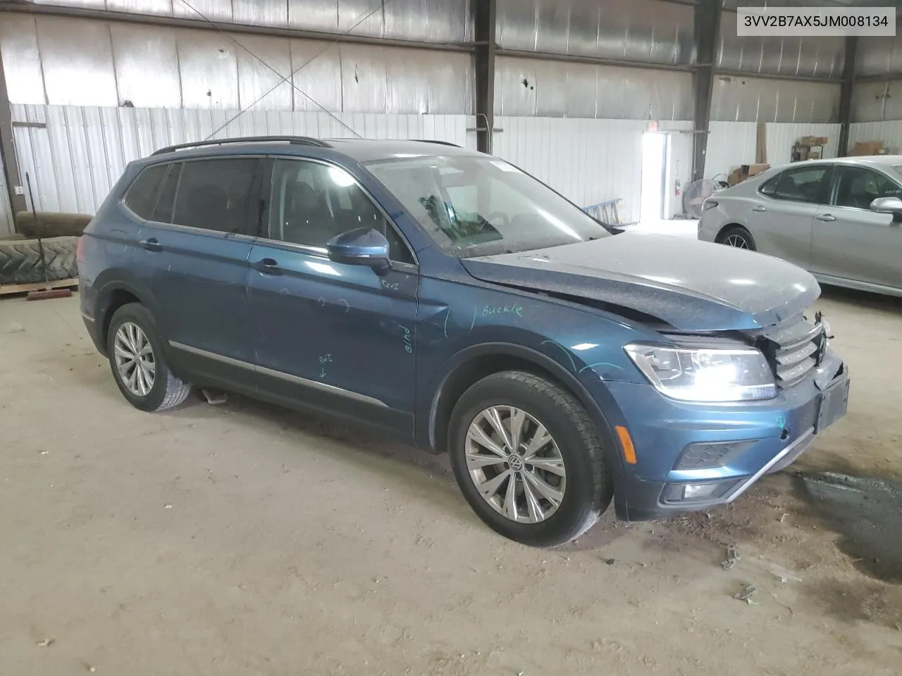 2018 Volkswagen Tiguan Se VIN: 3VV2B7AX5JM008134 Lot: 77777274