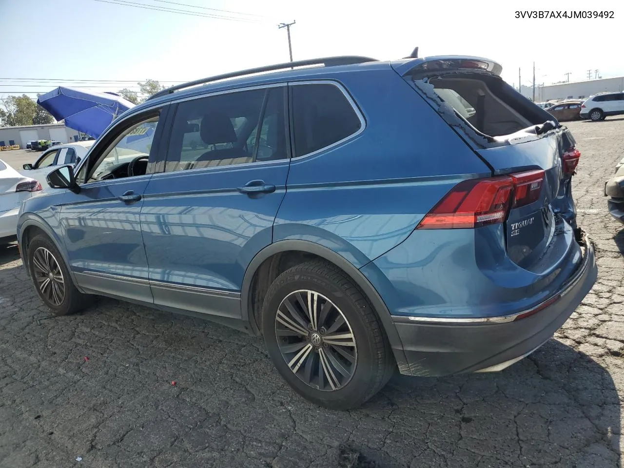 2018 Volkswagen Tiguan Se VIN: 3VV3B7AX4JM039492 Lot: 77820134