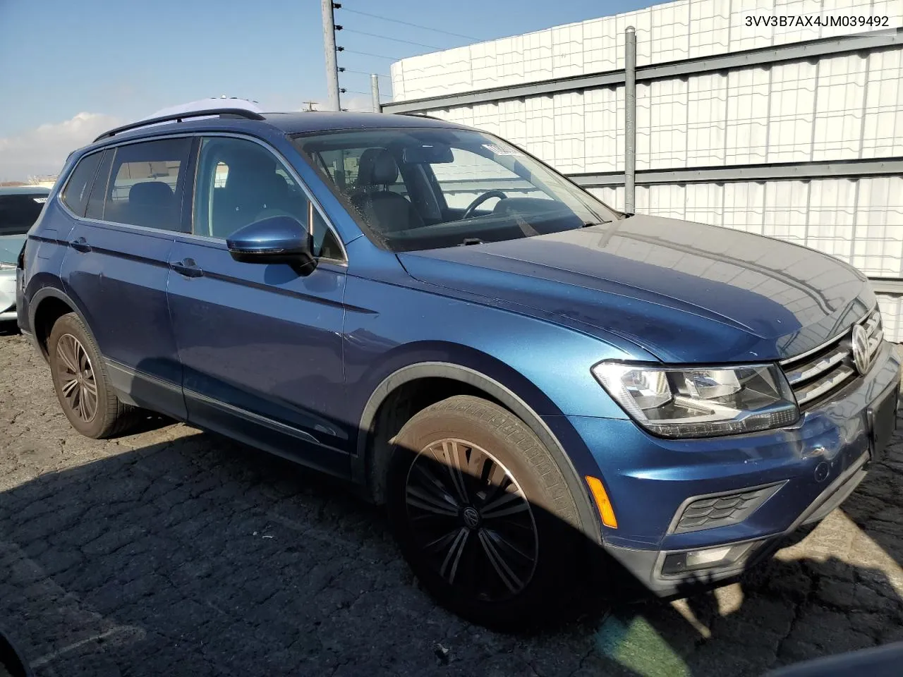 2018 Volkswagen Tiguan Se VIN: 3VV3B7AX4JM039492 Lot: 77820134