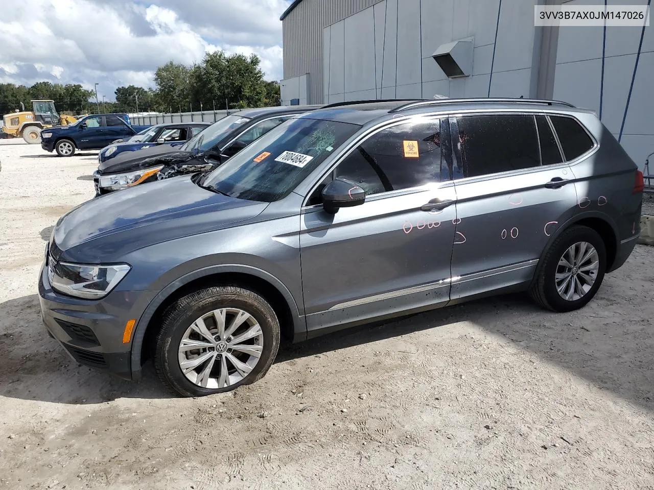 2018 Volkswagen Tiguan Se VIN: 3VV3B7AX0JM147026 Lot: 78084684